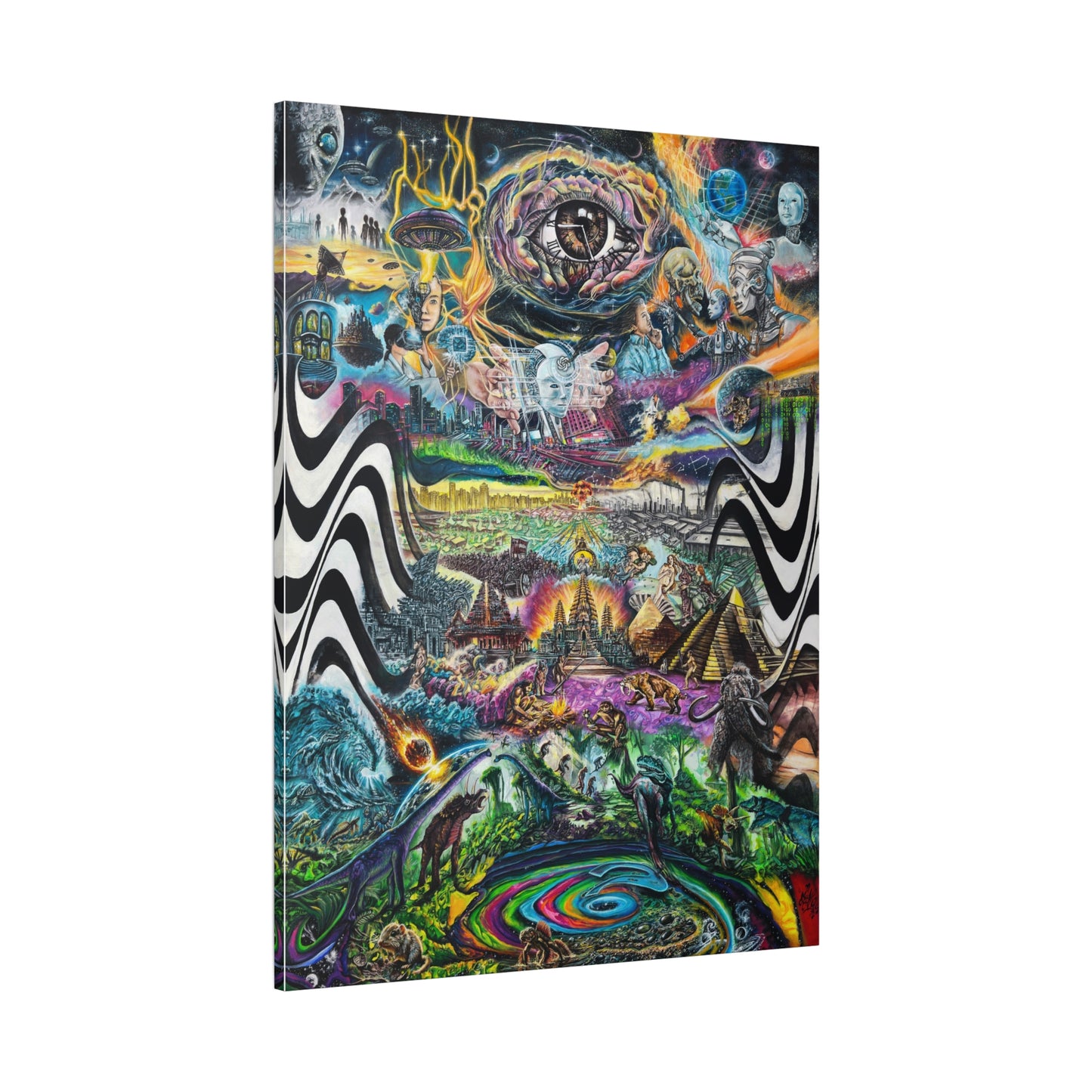 EVOL: Earth’s Vast Origin of Life - Canvas Print