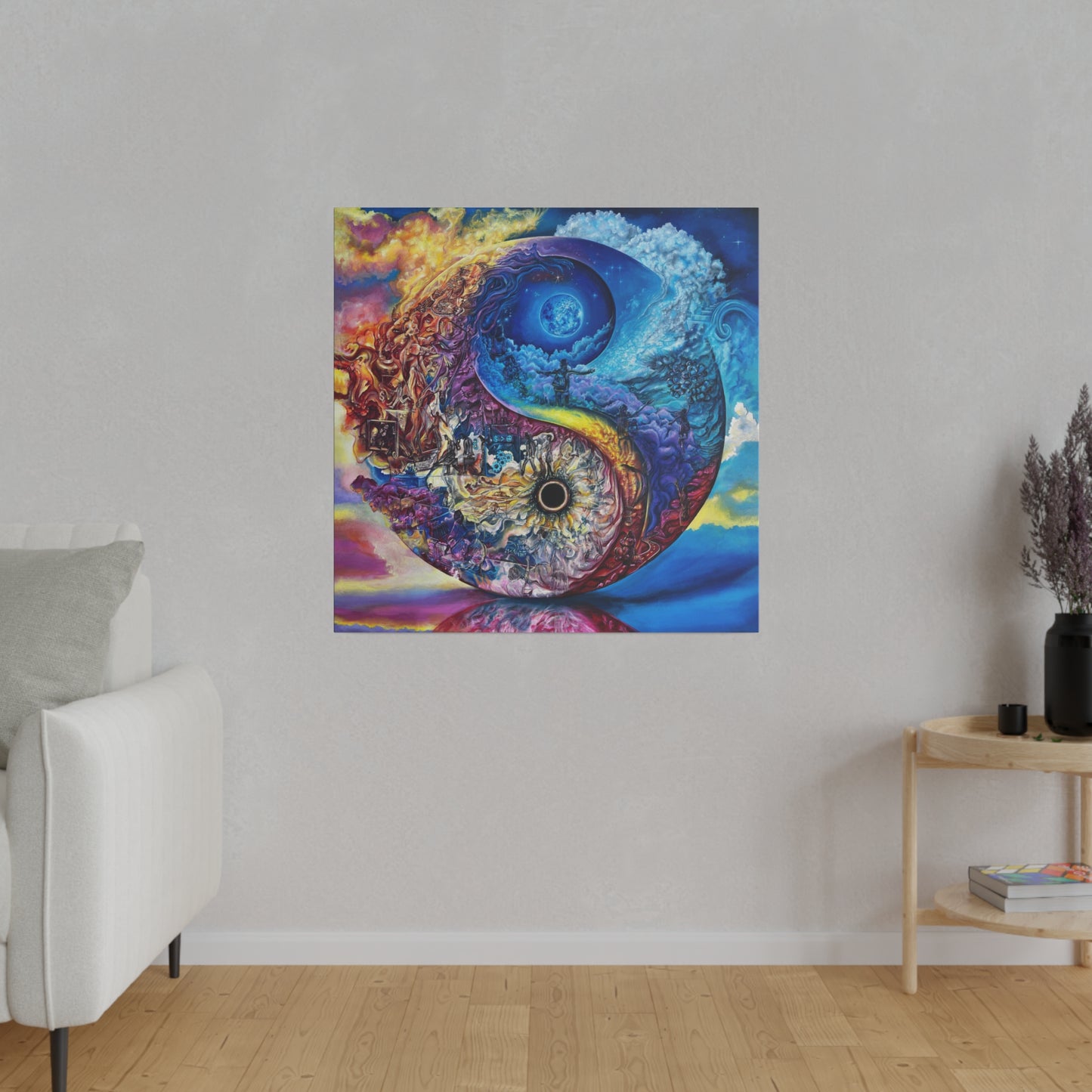 Celestial Dichotomy - Canvas Print
