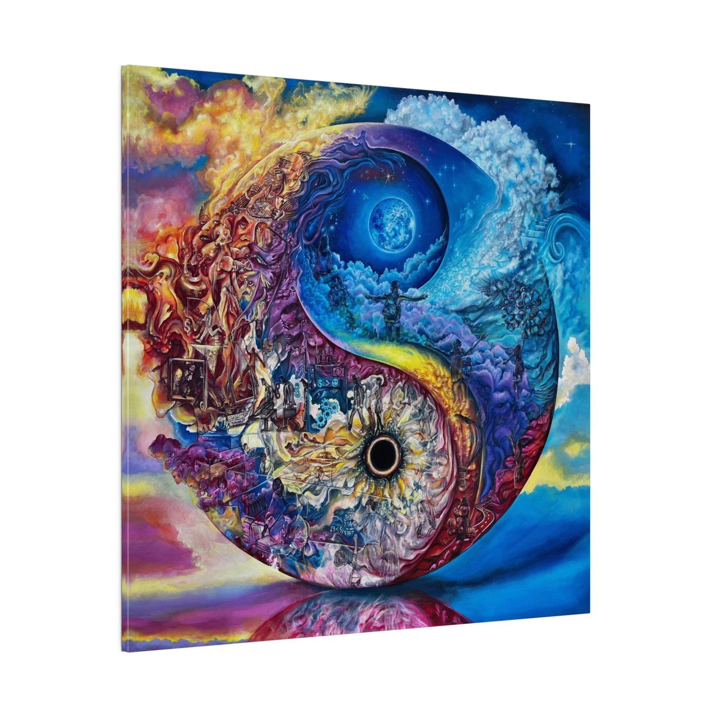 Celestial Dichotomy - Canvas Print