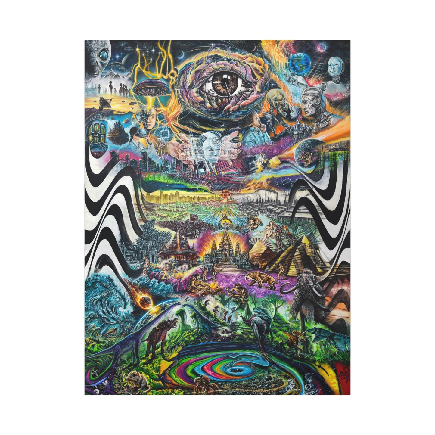 EVOL: Earth’s Vast Origin of Life - Canvas Print