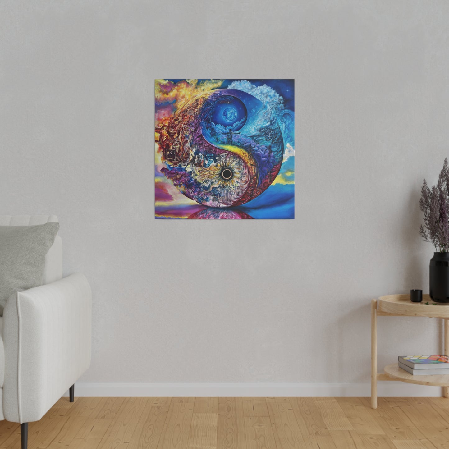 Celestial Dichotomy - Canvas Print