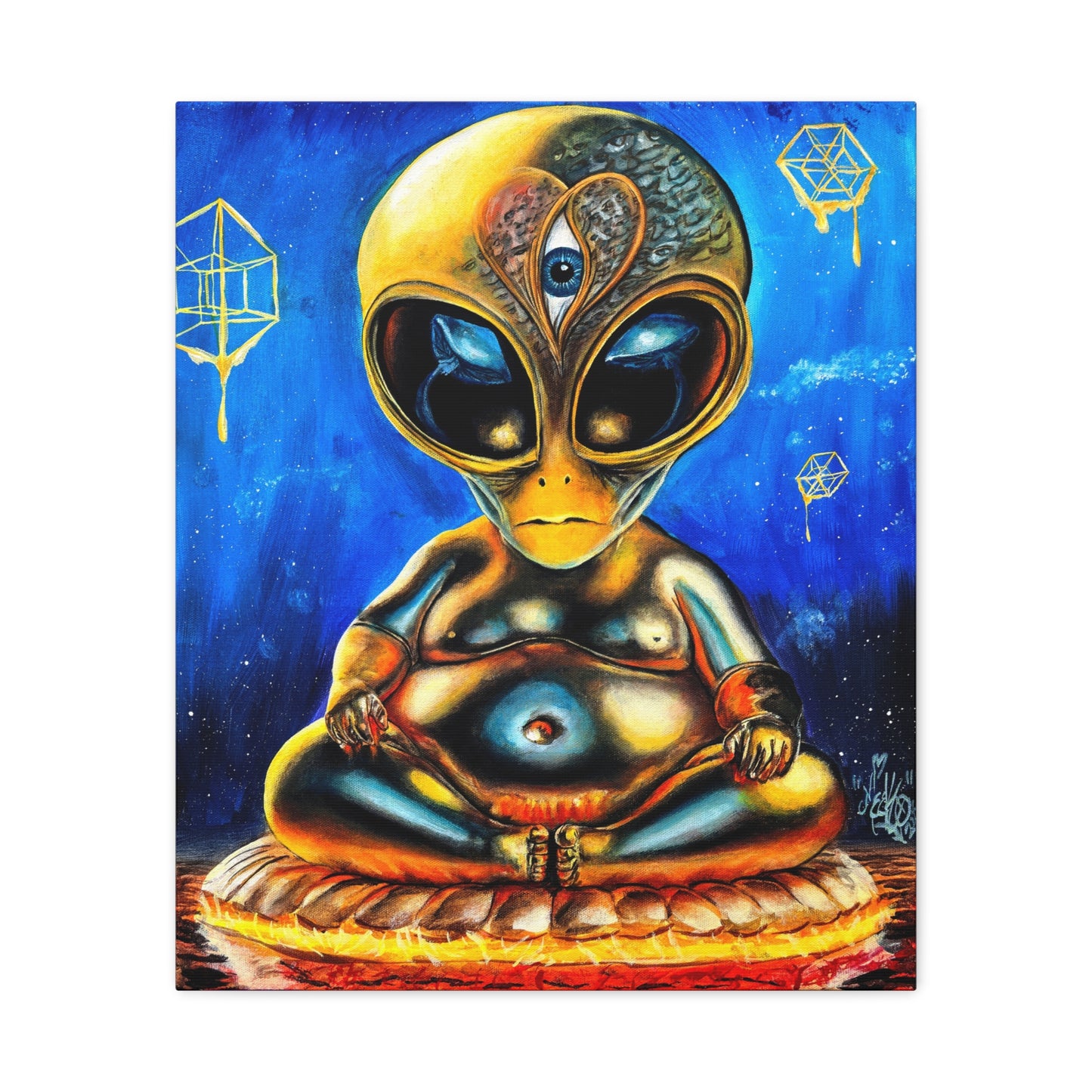 The Cosmic Buddah - Canvas Print