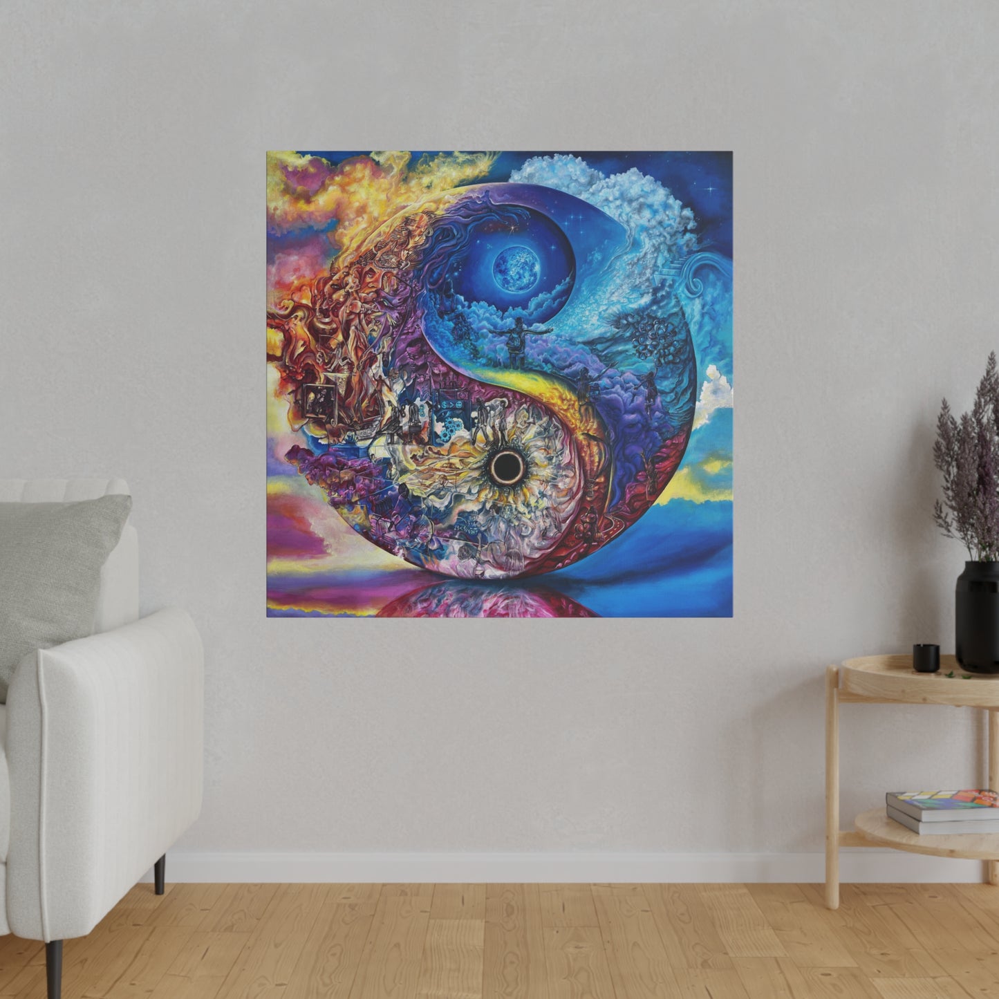 Celestial Dichotomy - Canvas Print