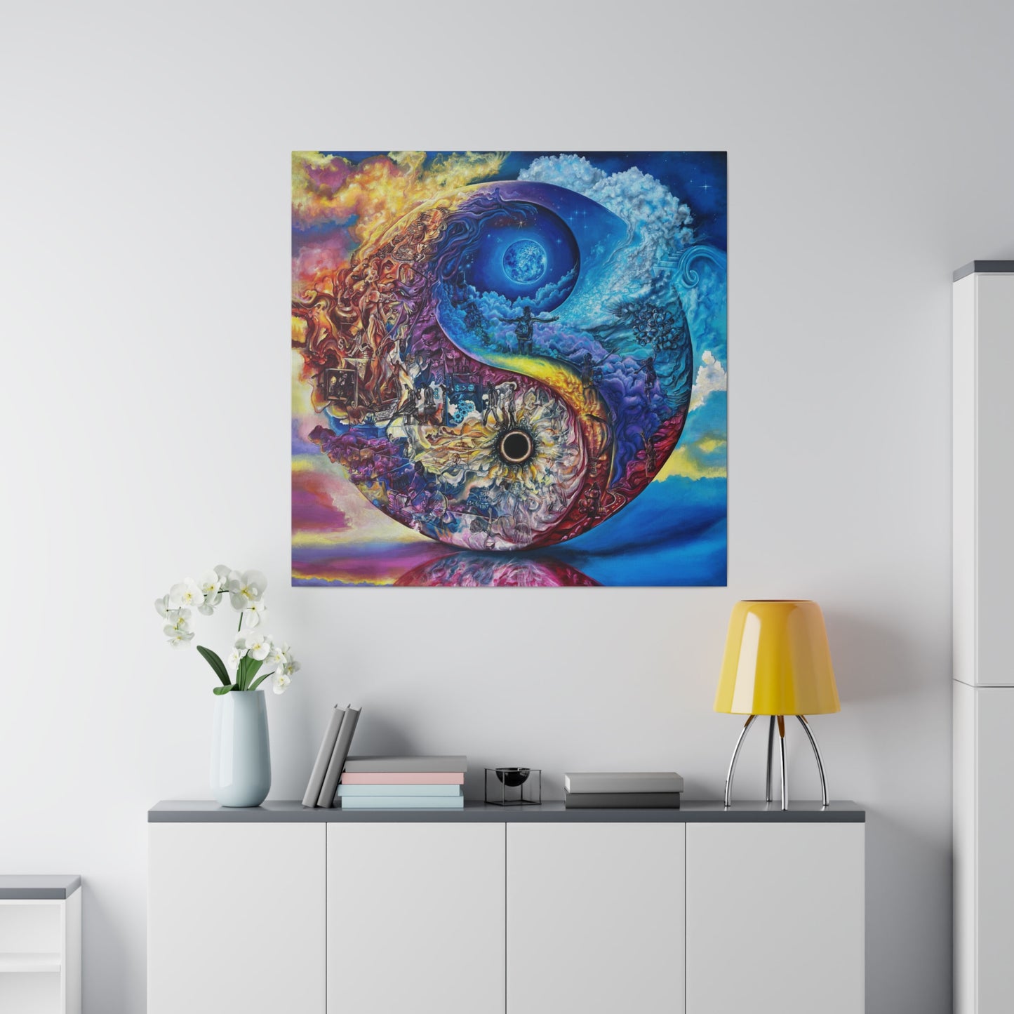 Celestial Dichotomy - Canvas Print