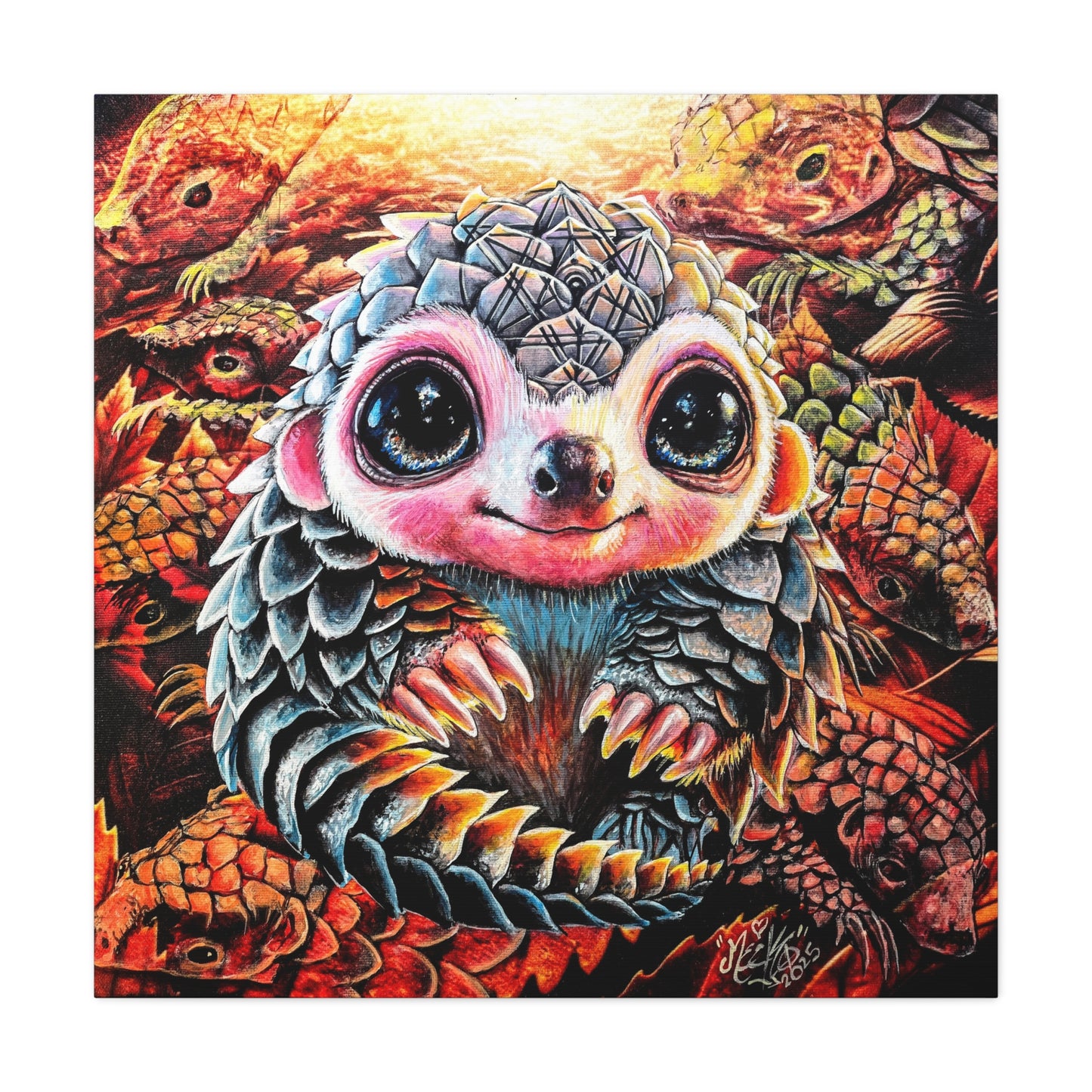 Heart of Scales - Canvas Print