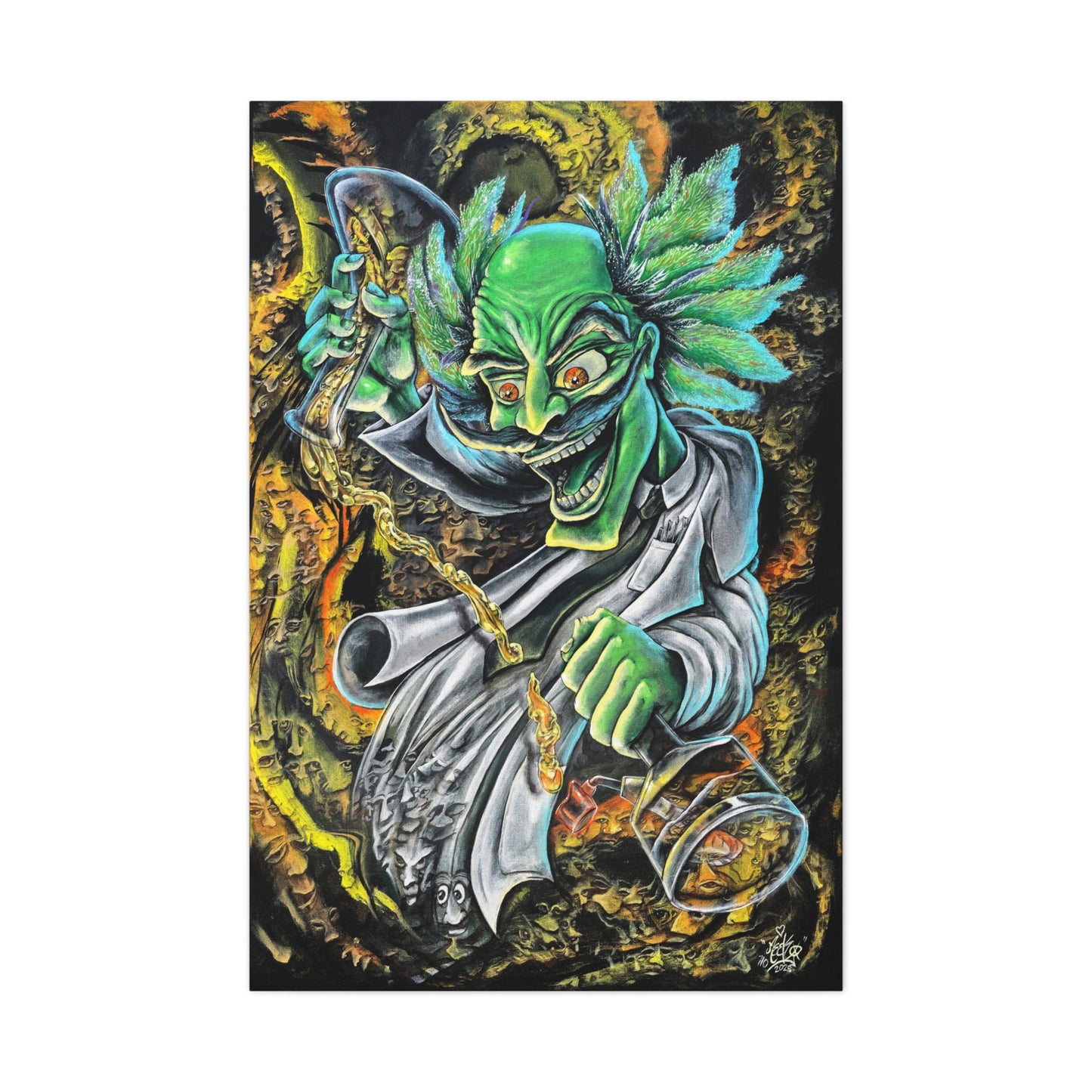 Mad Dabbingtist - Canvas Print