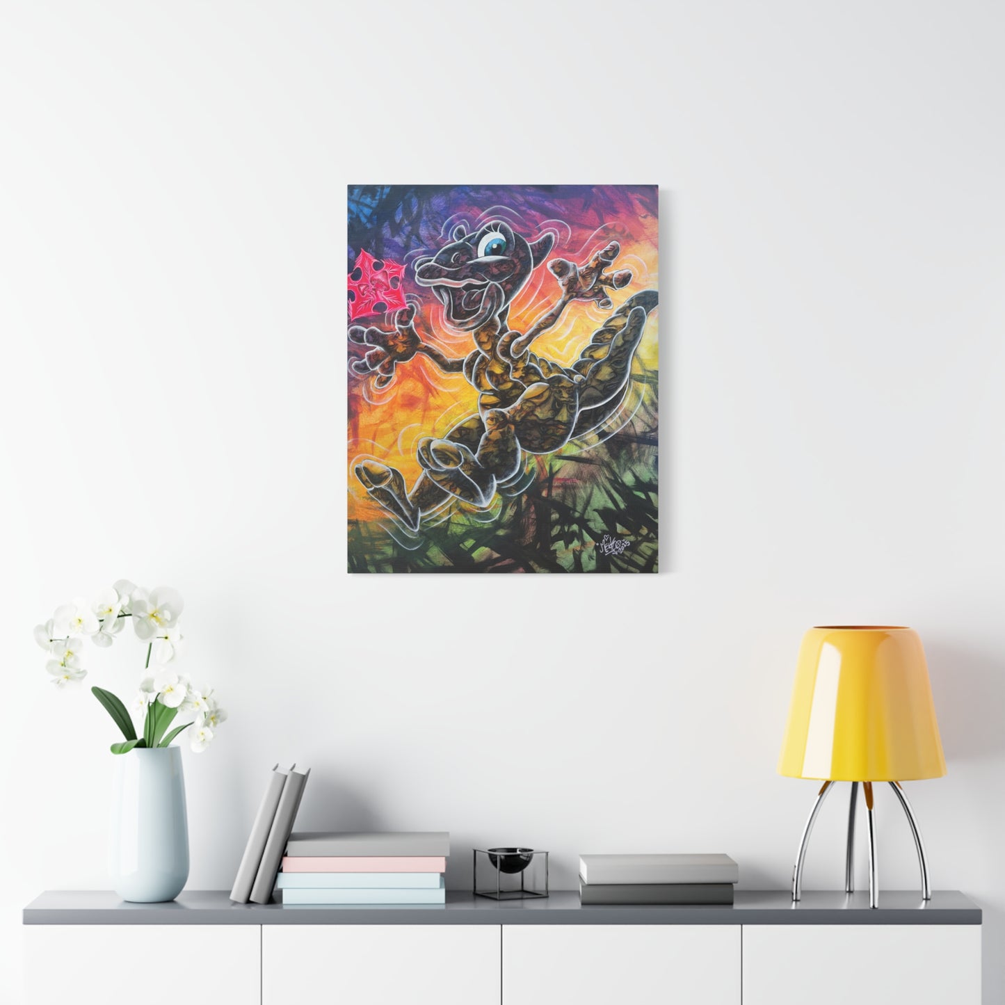 Lost Lands Before Time Ducky - Canvas Print