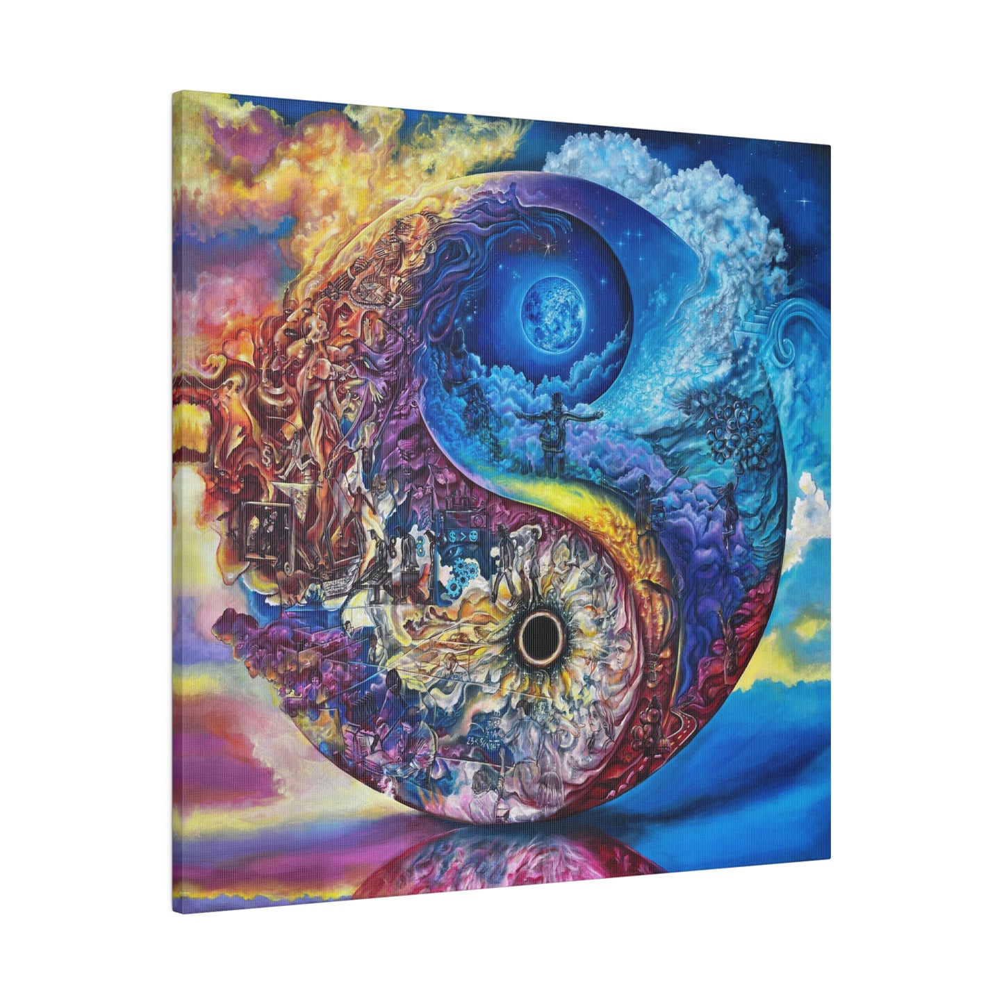 Celestial Dichotomy - Canvas Print