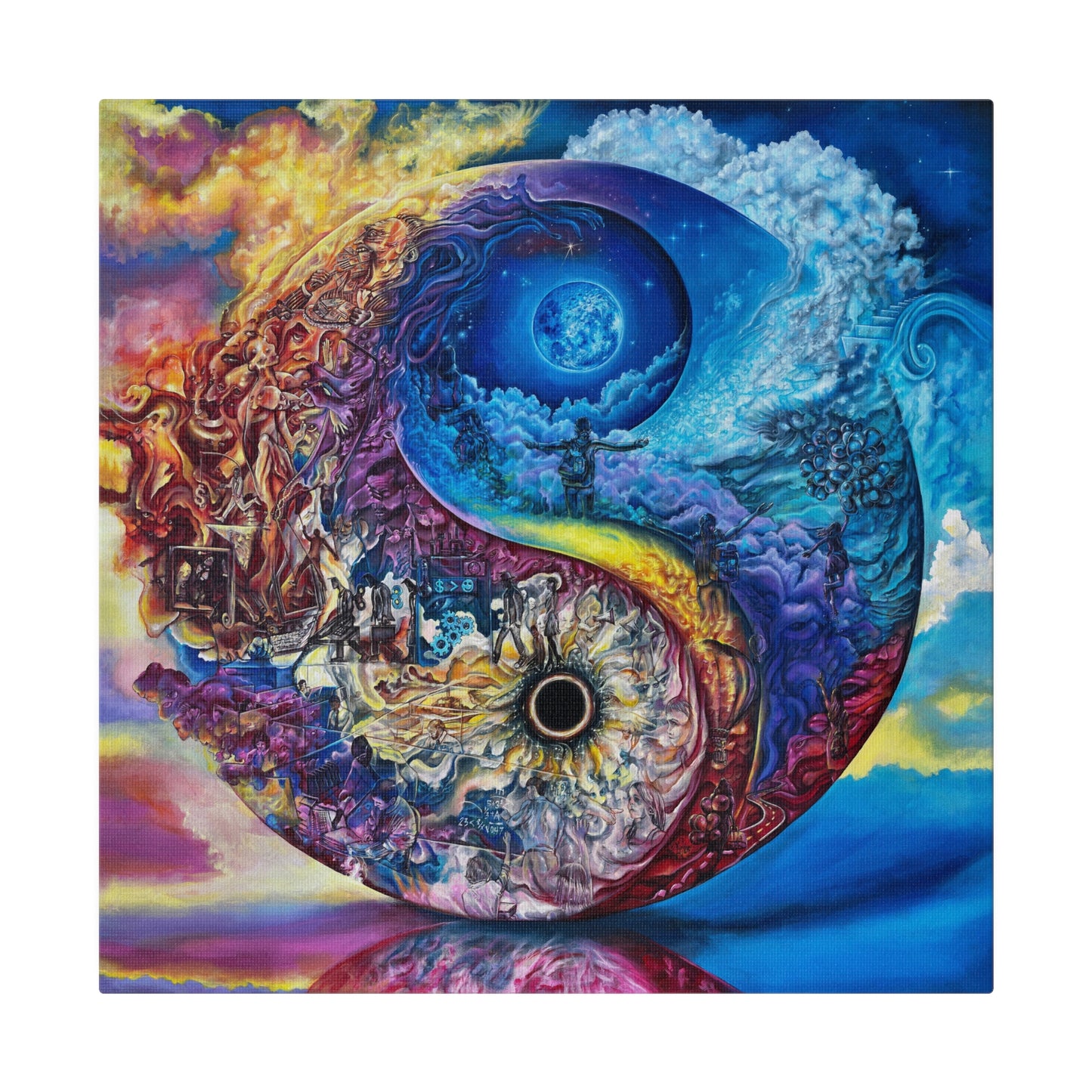 Celestial Dichotomy - Canvas Print