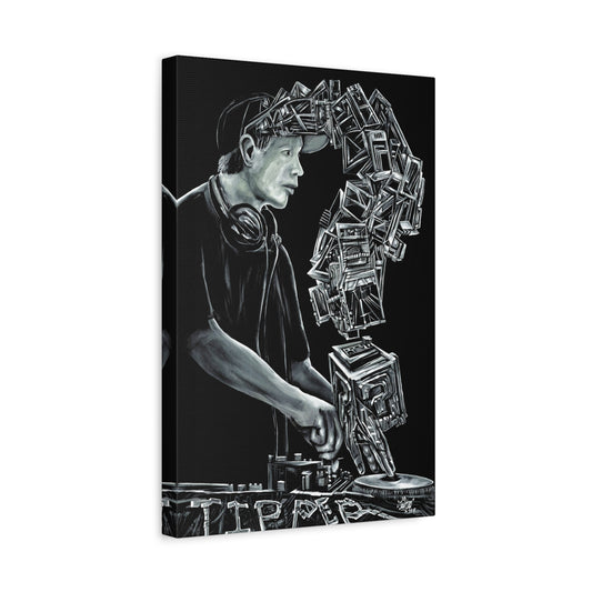 Dave Tipper Portrait - Canvas Print