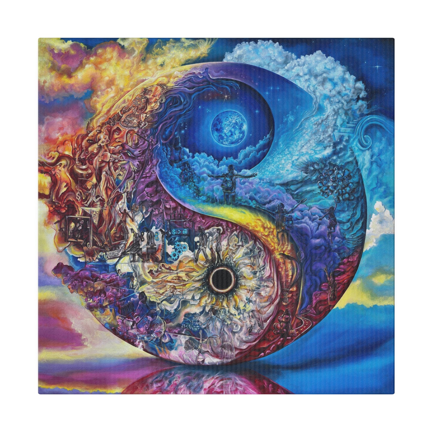 Celestial Dichotomy - Canvas Print