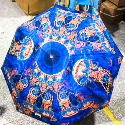 Jelly Shroom Goddess - Compactable Umbrella