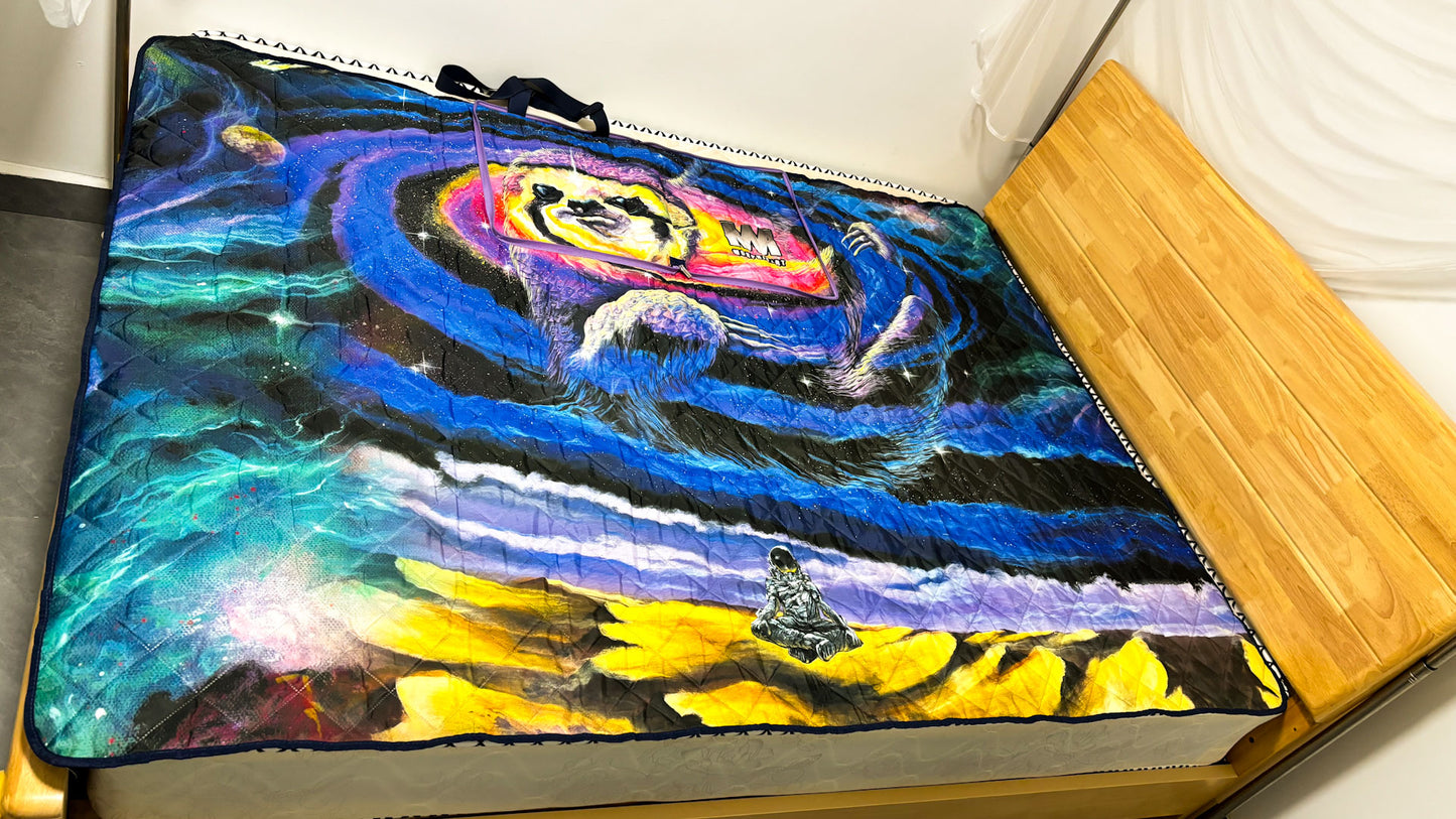 Space Sloth- Outdoor Blanket
