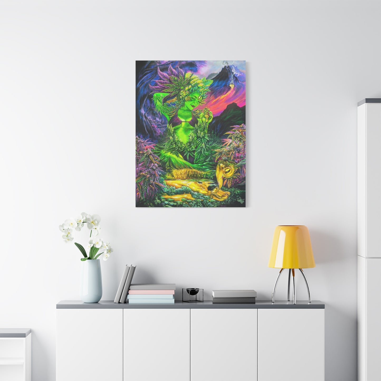 Ganja Goddess - Canvas Print