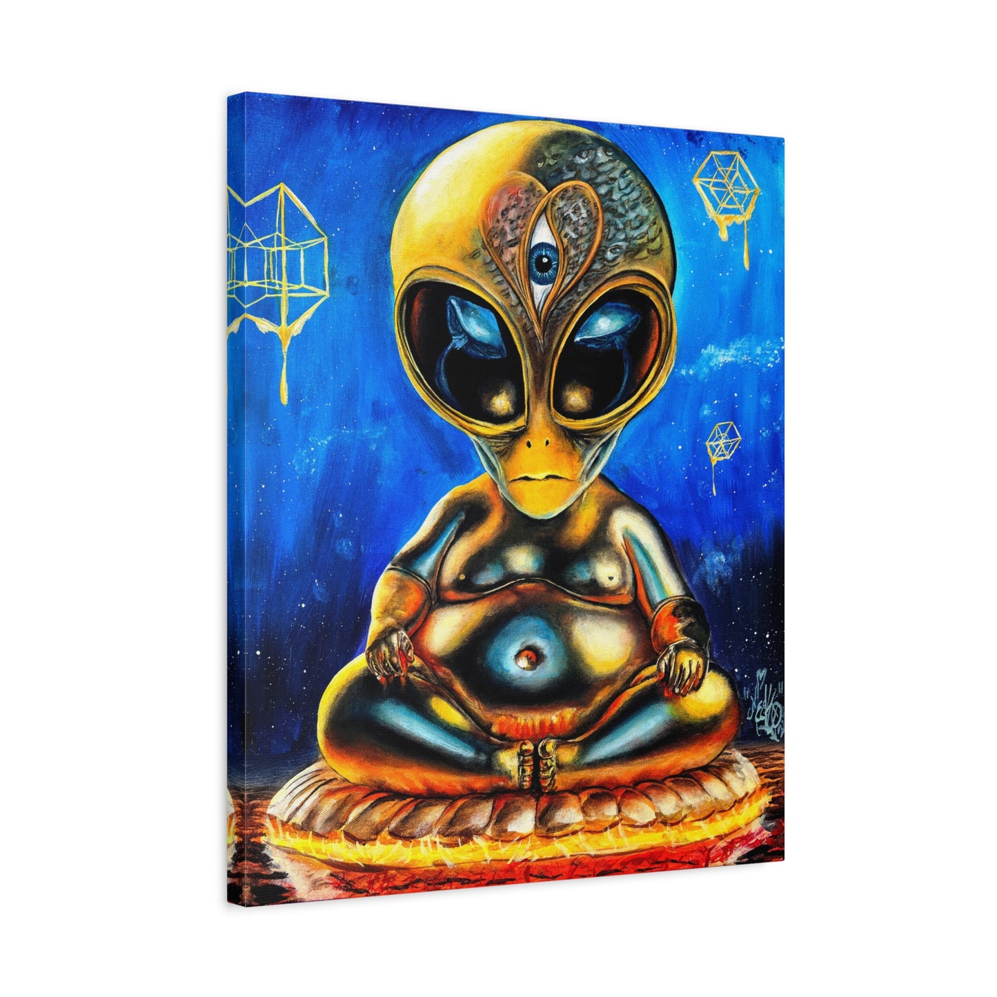 The Cosmic Buddah - Canvas Print