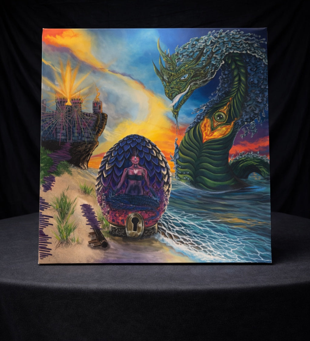 Water Dragon Kingdom - Original Painting