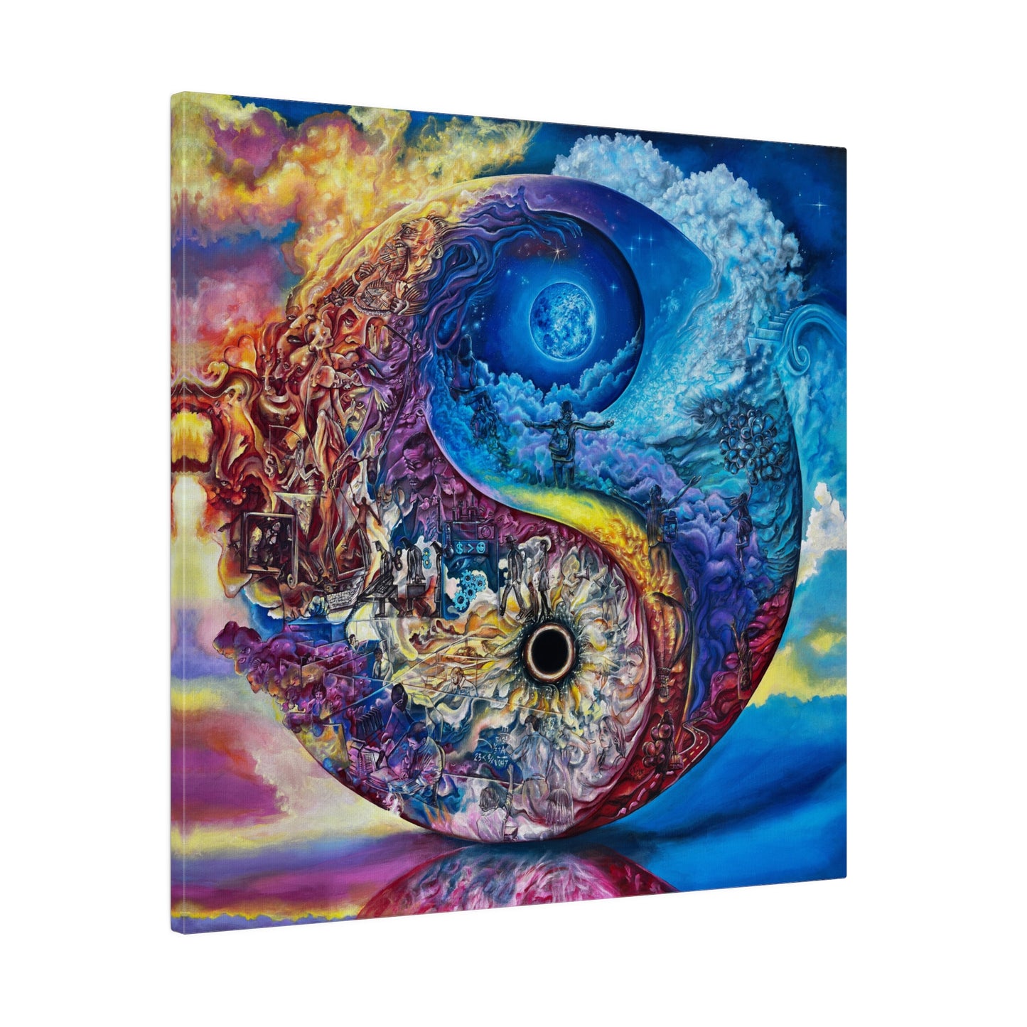 Celestial Dichotomy - Canvas Print