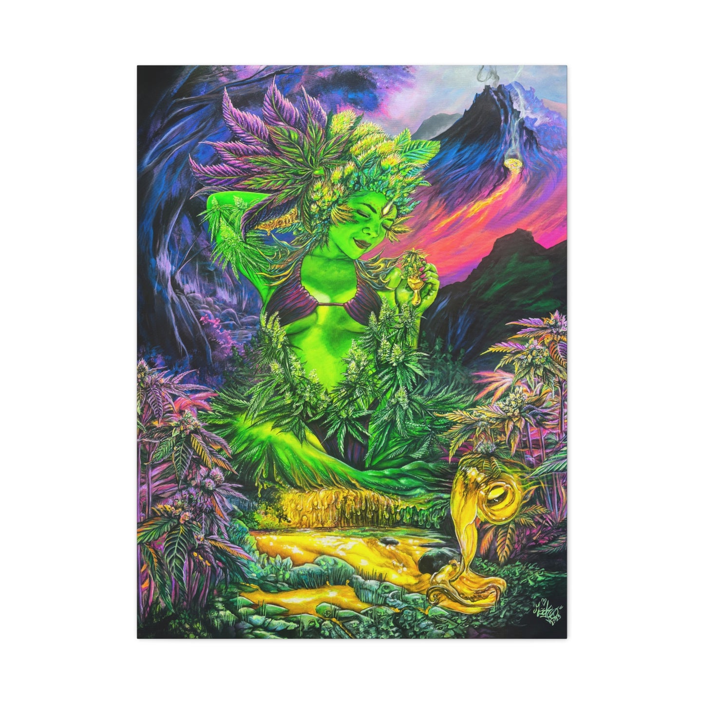 Ganja Goddess - Canvas Print