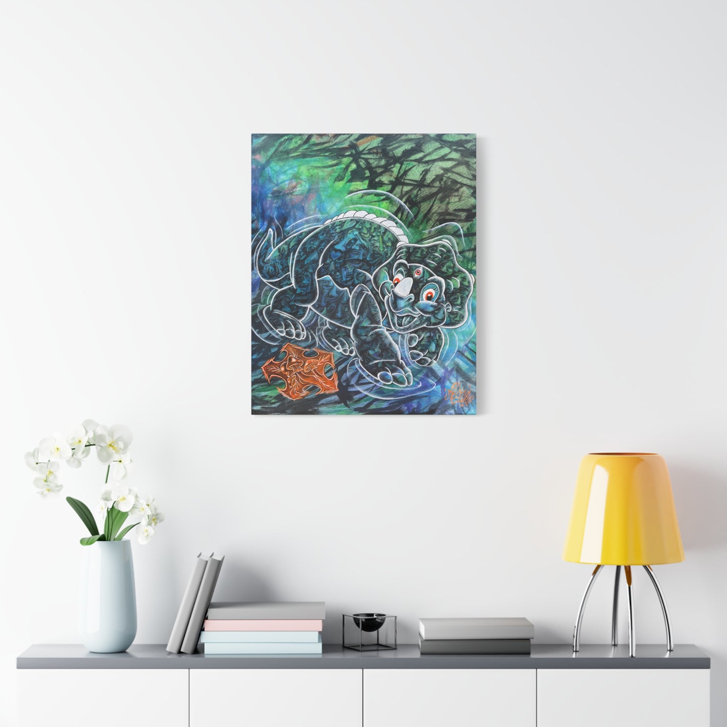 Lost Lands Before Time Cera - Canvas Print