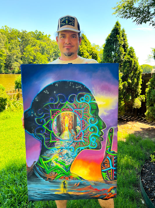 Doorway Deep Within - Original Painting