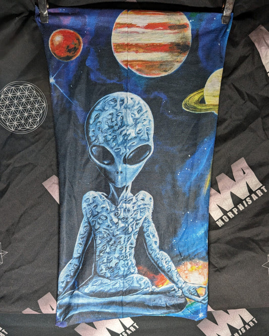 Alien Solar System Meditation - Face Shield