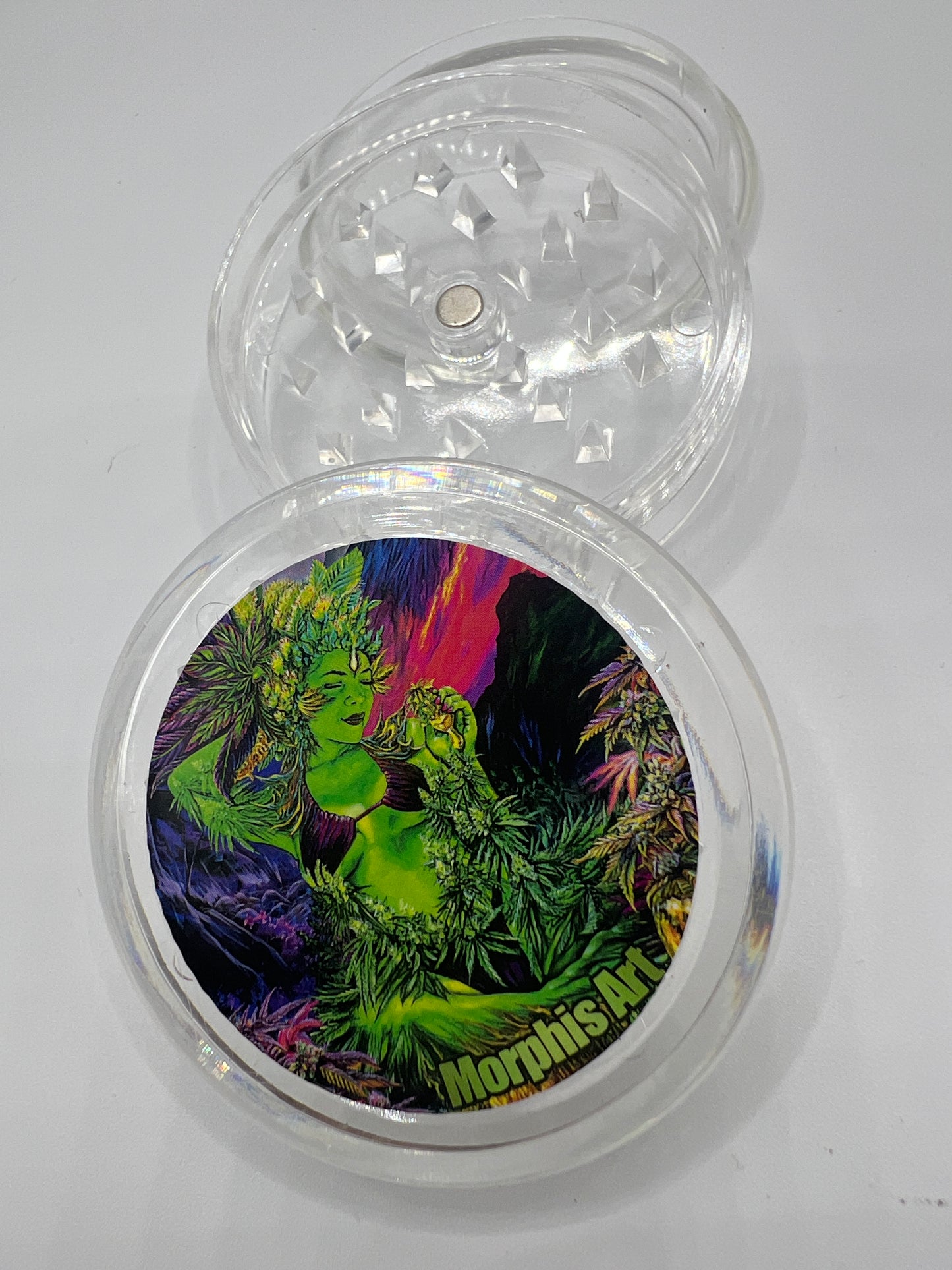 Morphis Art Acrylic Grinder with Storage Compartment