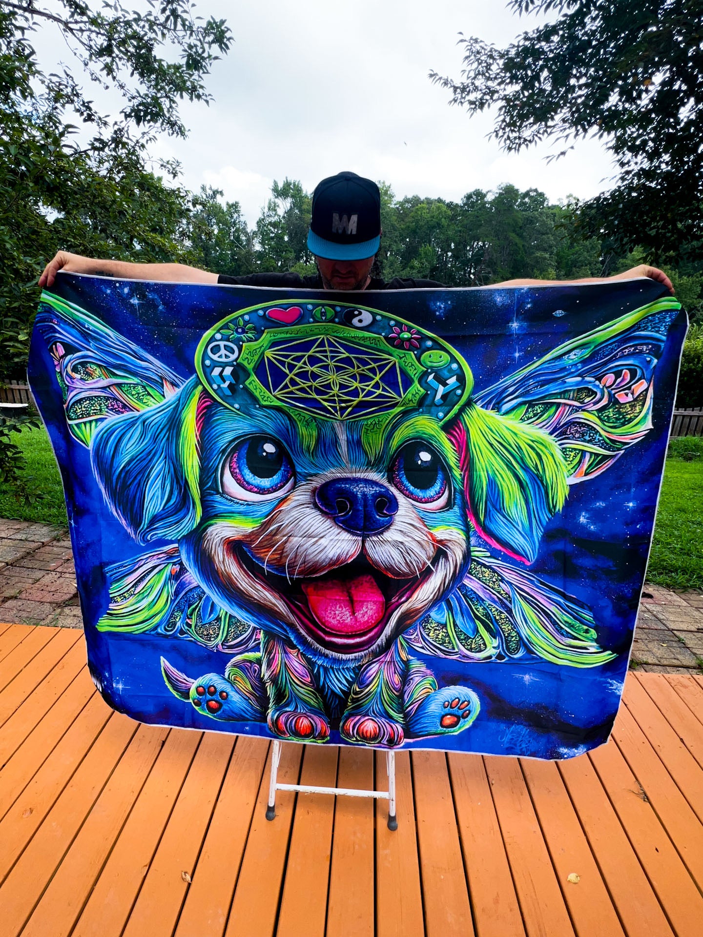 Space Pupperfly - Tapestry