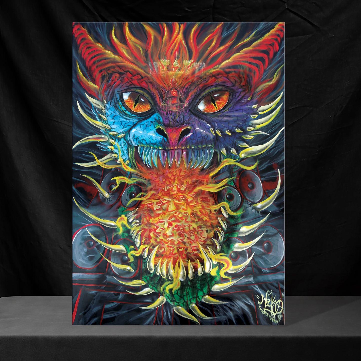 Forbidden Dragon - Original Painting