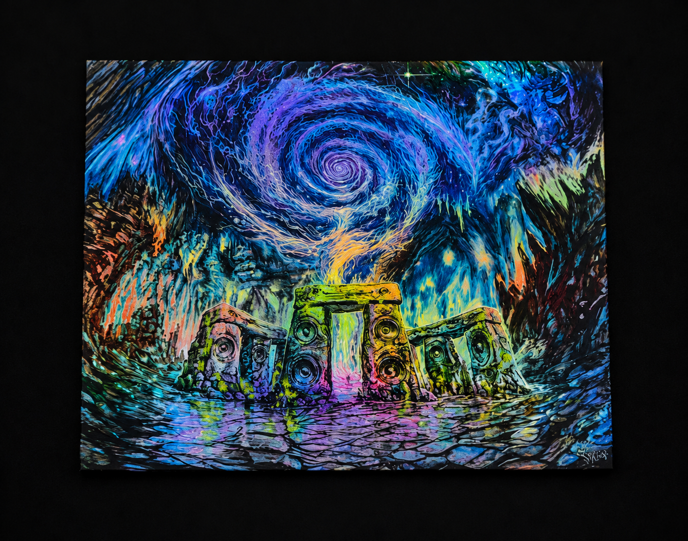 Stonehenge Caverns 2 - Holographic Posters