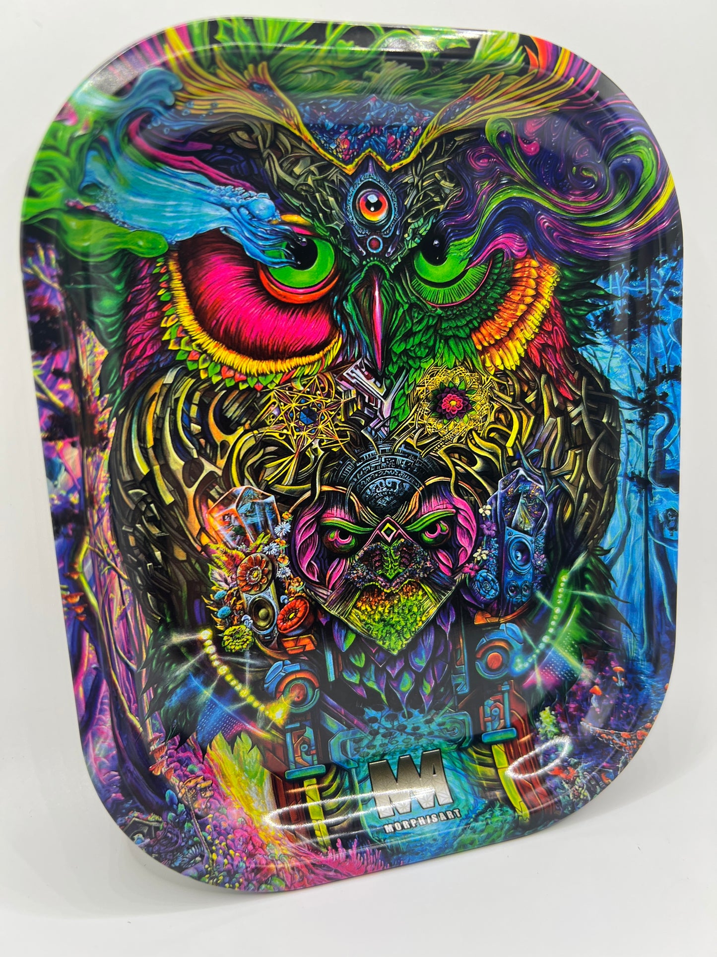 Morphis Art Rolling Tray – Portable Festival Size (5.5” x 7”)