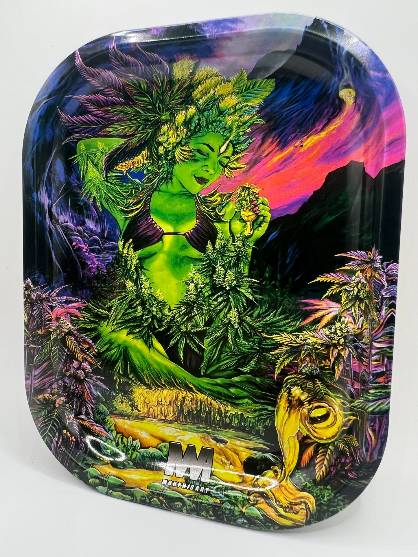 Morphis Art Rolling Tray – Portable Festival Size (5.5” x 7”)