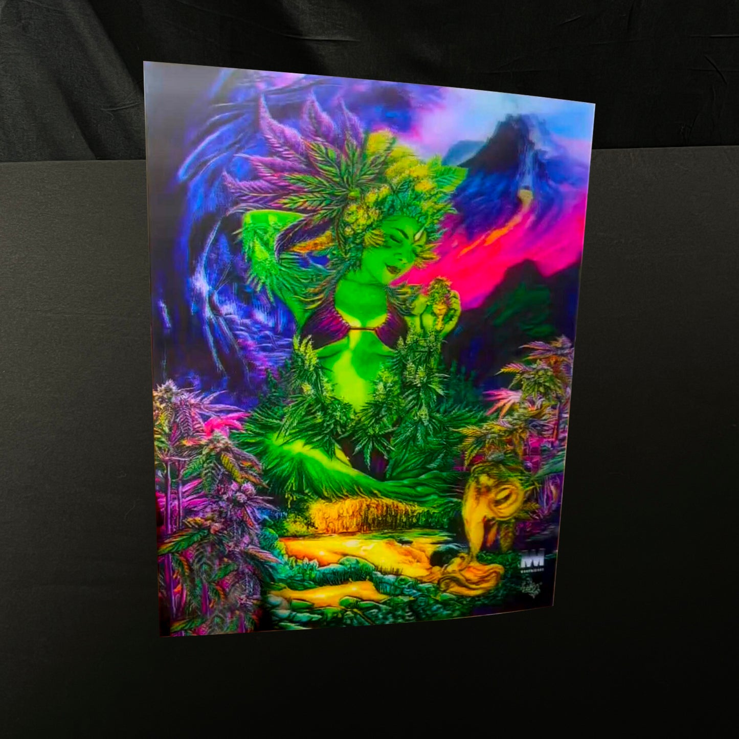 Ganja Goddess - Lenticular Print
