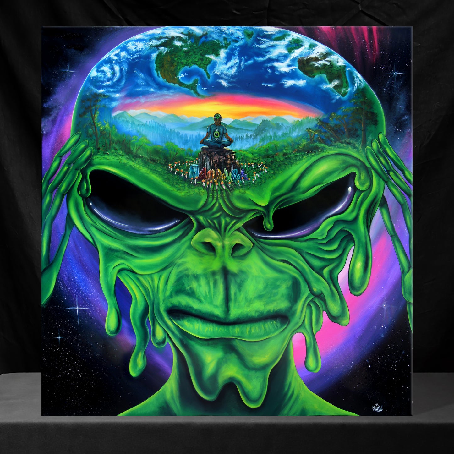 In Your Alien Head - Original Painting