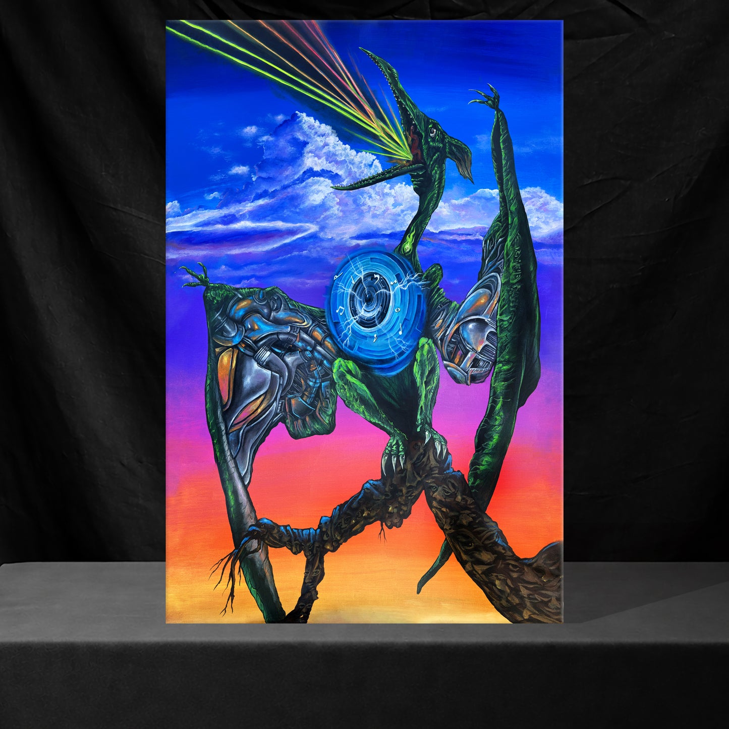 Morphed Pteradactyl - Original Painting