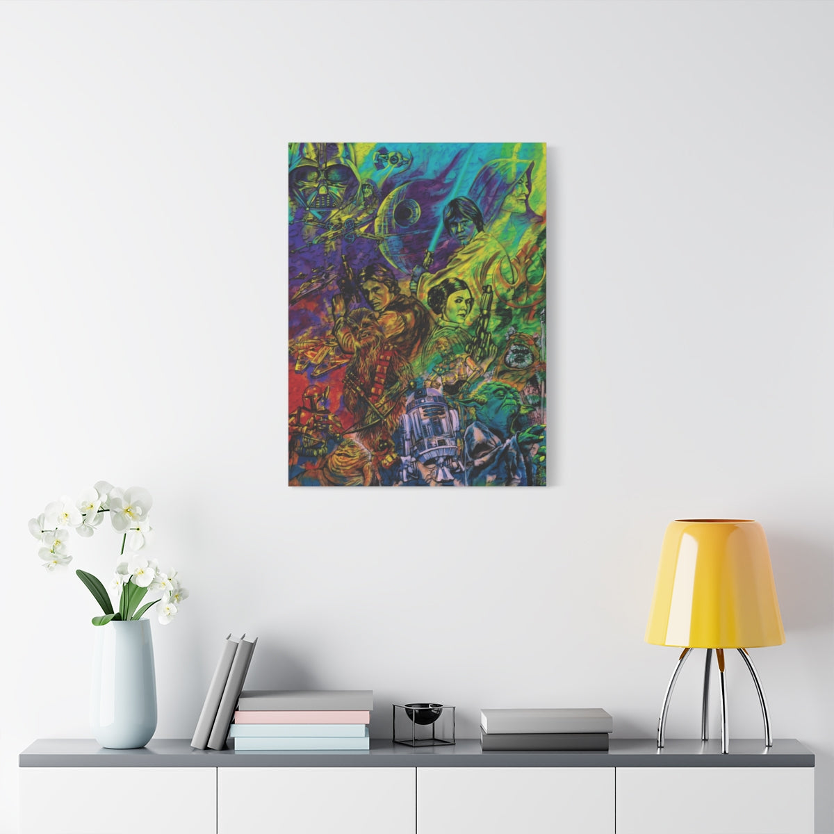 May the Fourth be with You 24" x 32" (Vertical) / 1.25" wall view