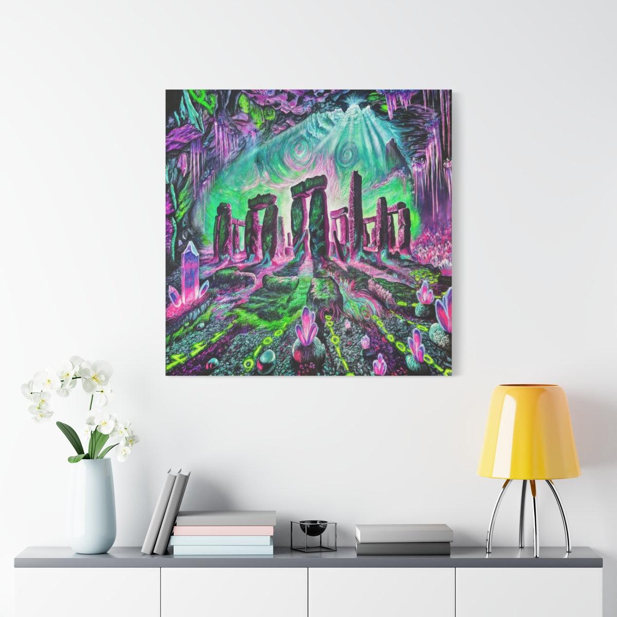 Stonehenge Caverns 36" x 36" / 1.25" wall view