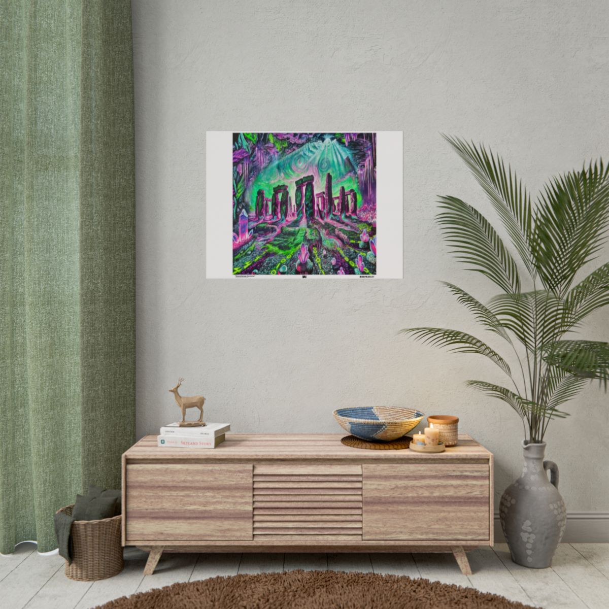 Stonehenge Caverns 32" x 24" (Horizontal) / Matte wall view