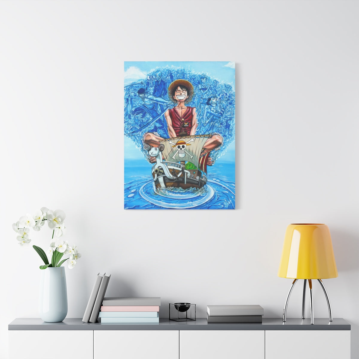 Straw Hat Frequencies 24" x 32" (Vertical) / 1.25" wall view