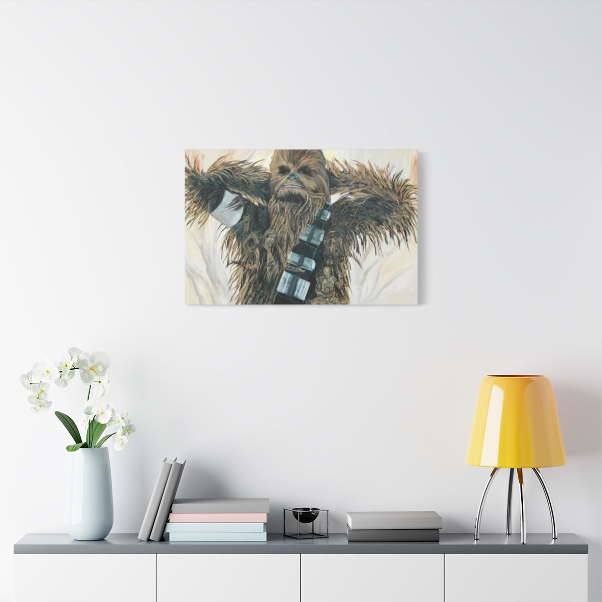 Wookie Meditation 30″ x 20″ (Horizontal) / 1.25" wall view