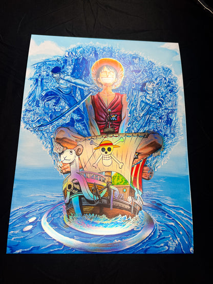 Straw Hat Frequencies LE Spot Rainbow Holographic Poster
