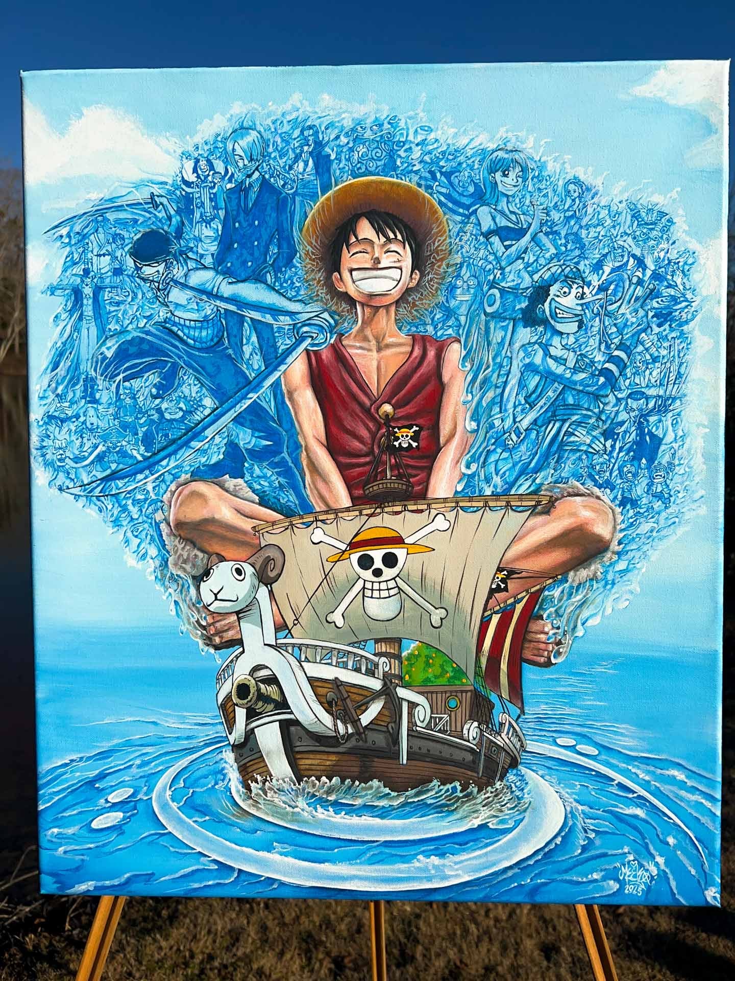 Straw Hat Frequencies- Original Painting