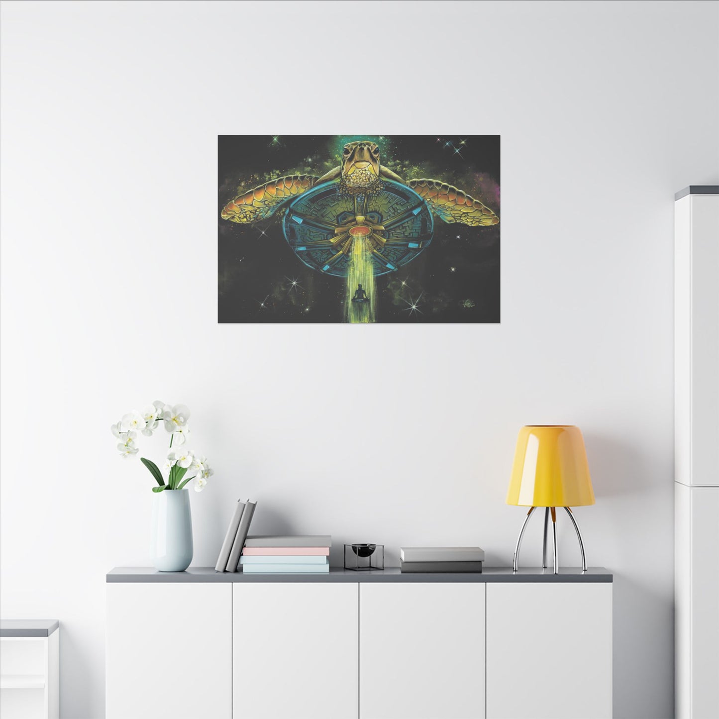 Turtle Abduction - Canvas Print