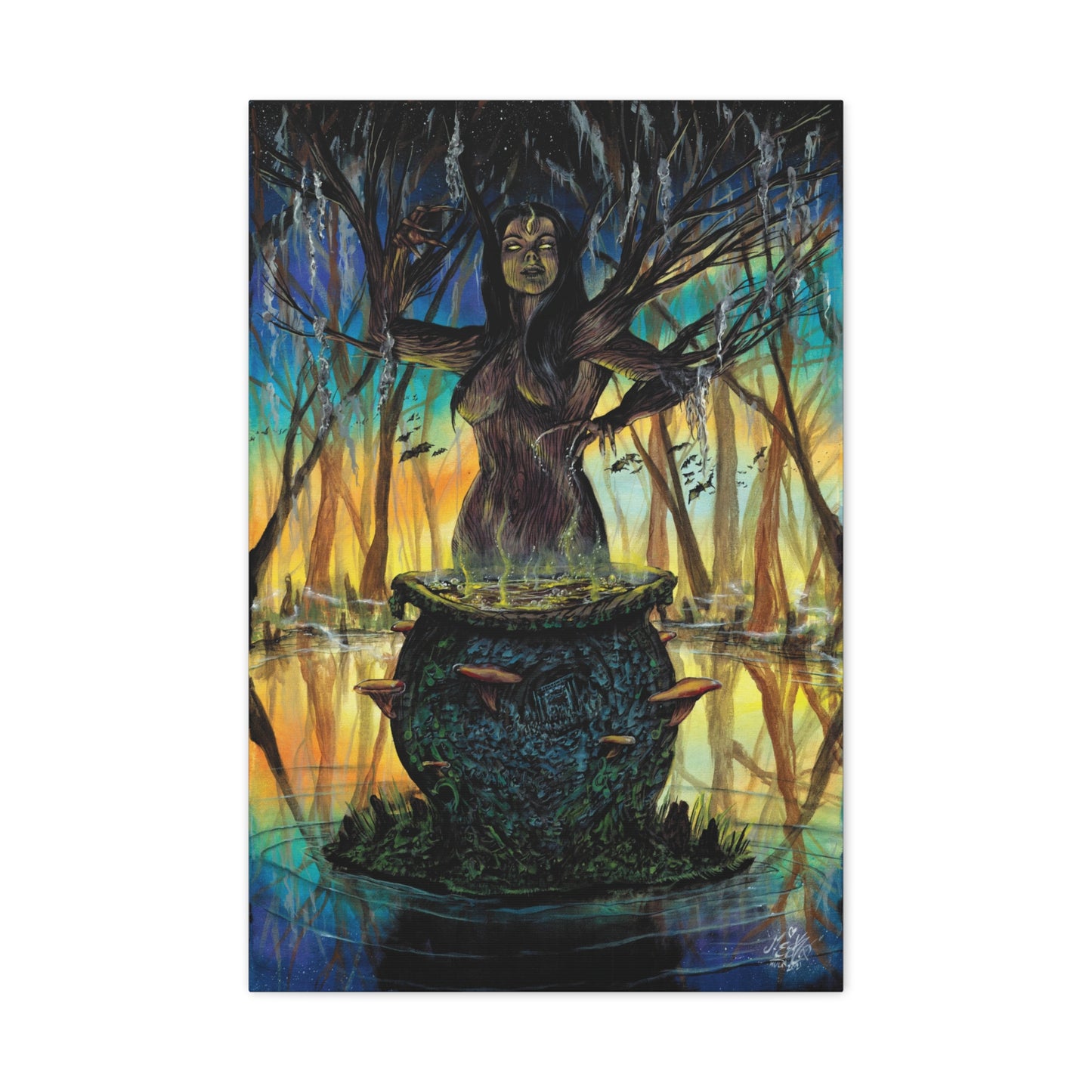 Suwannee Witch - Canvas Print