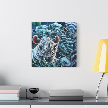 Rhinobody Cares? - Canvas Print