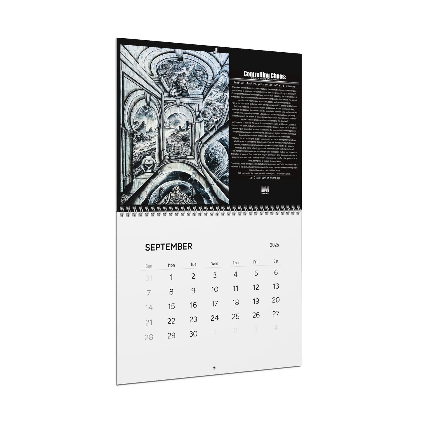 Timeless Dimensions 2025 Wall Calendar