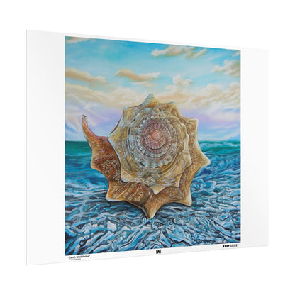 Conch Shell Vortex - Posters