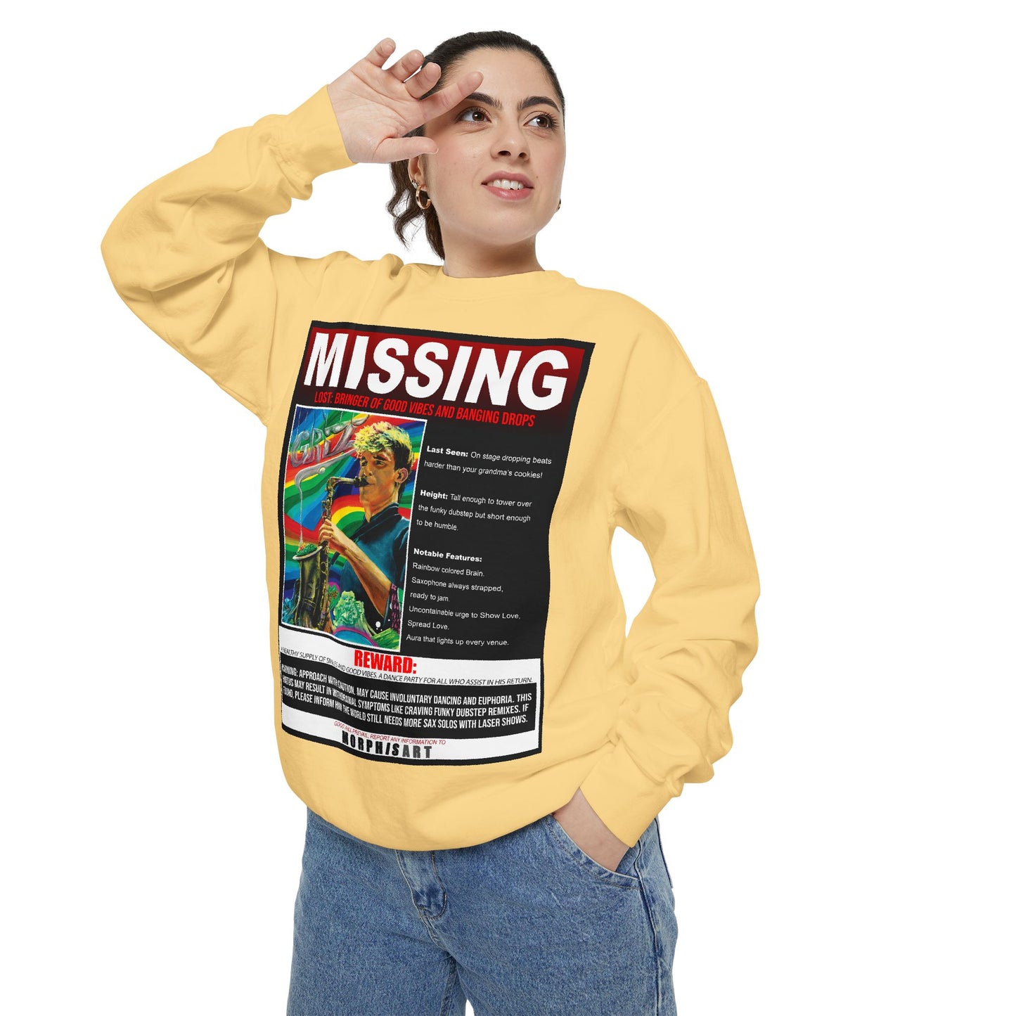 Missing GRiZ - Crewneck Sweatshirt