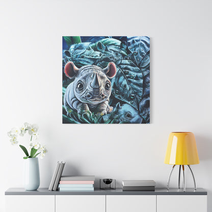 Rhinobody Cares? - Canvas Print