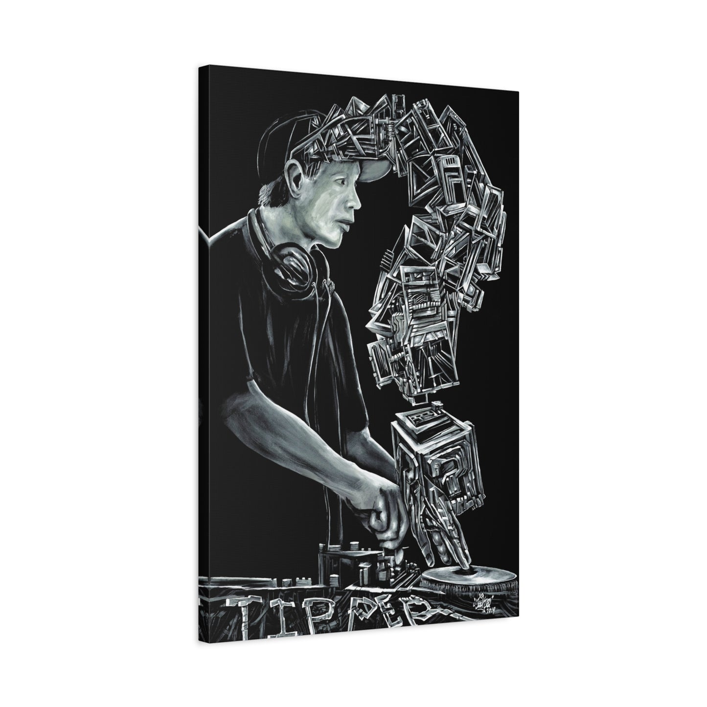 Dave Tipper Portrait - Canvas Print