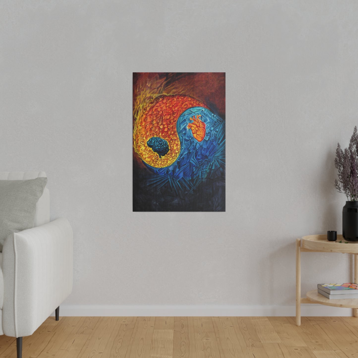 Heart Mind Coherence - Canvas Print